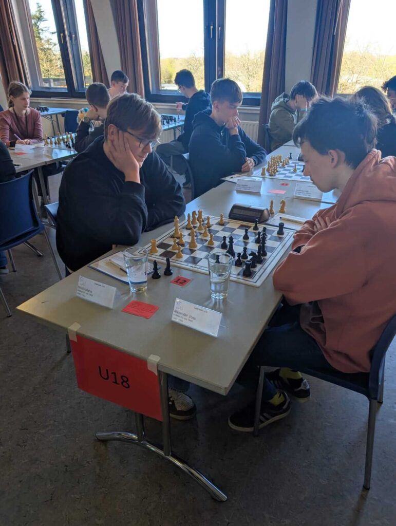 LJEM Landesjugendeinzelmeisterschaften SH, Möllner Schachverein Teilnehmer Alexander Voß und Moritz Marks